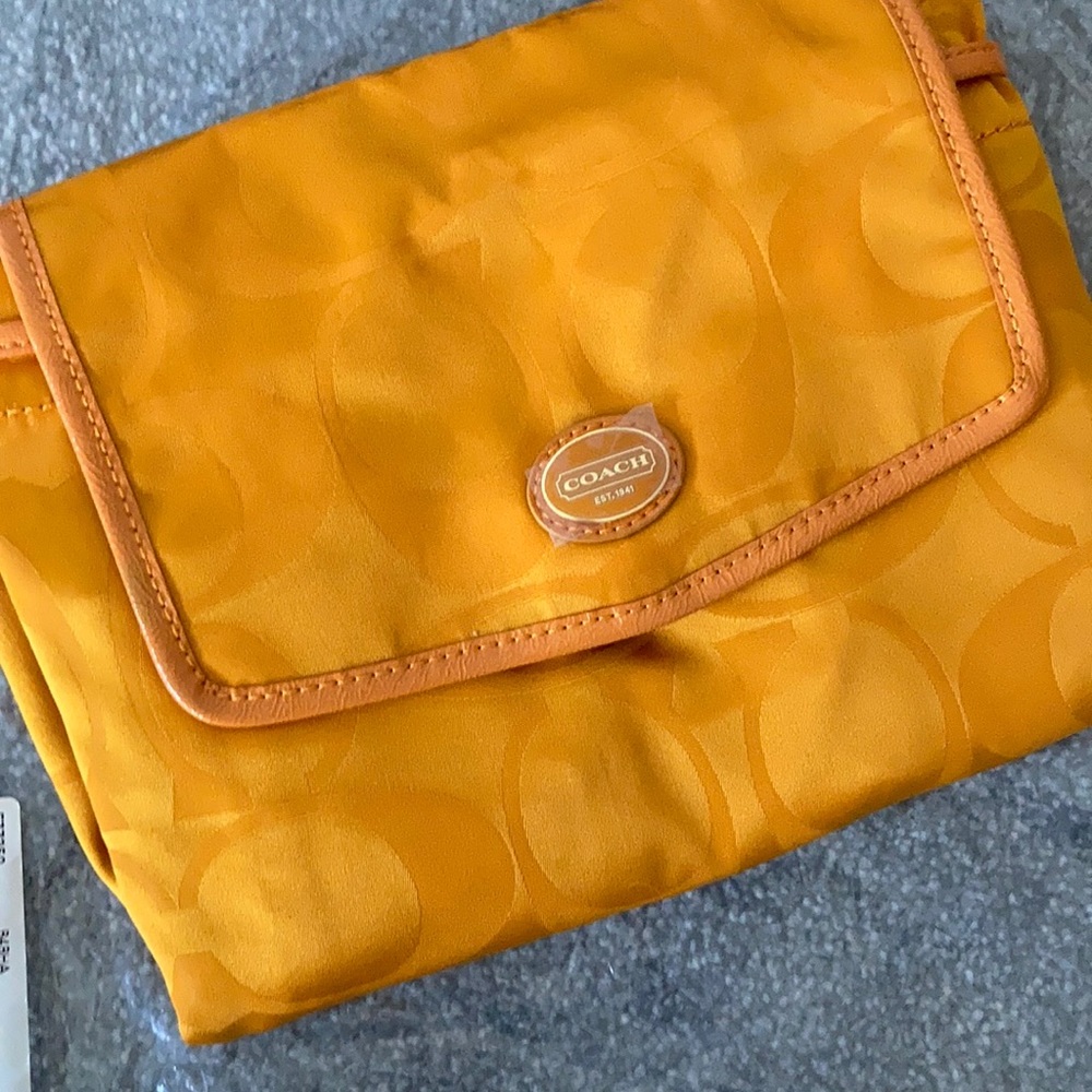 NWT Coach Signature Nylon Orange Spice Backpack
